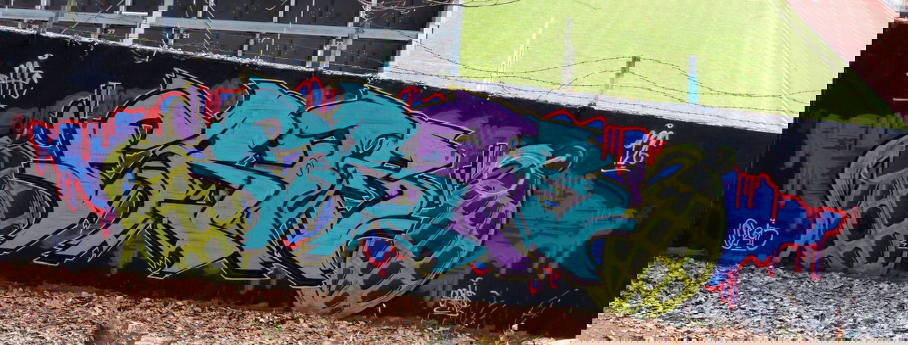 Graffiti Wall in Homburg - Photo by ERAS43 - ERASER, 43, HFC (2015)