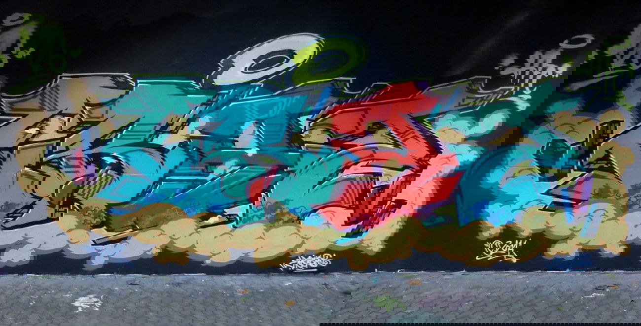 Graffiti Wall in Homburg - Photo by ERAS43 - ERAZ, 126KRU, HFC (2014)