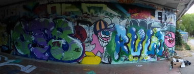 Graffiti Wall - Photo by ERAS43 - OTS, 126, HFC (2015)