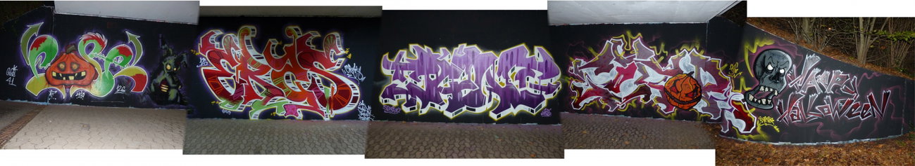 Graffiti Wall - Photo by ERAS43 - COSE41, ERAS43, SENF42 (2013)