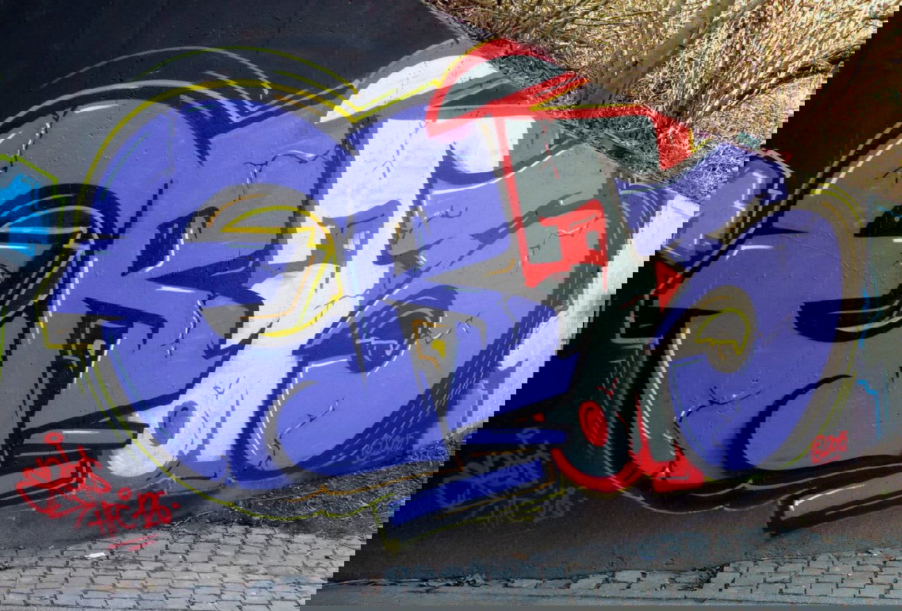 Graffiti Wall in Homburg - Photo by ERAS43 - ERASER, 43, HFC (2015)