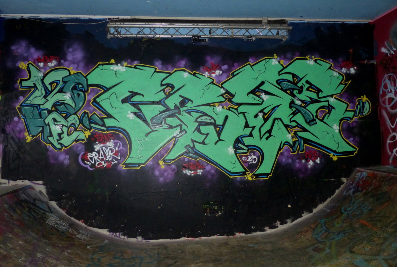 Graffiti Wall - Photo by ERAS43 - ERASER, 43, HFC (2015)