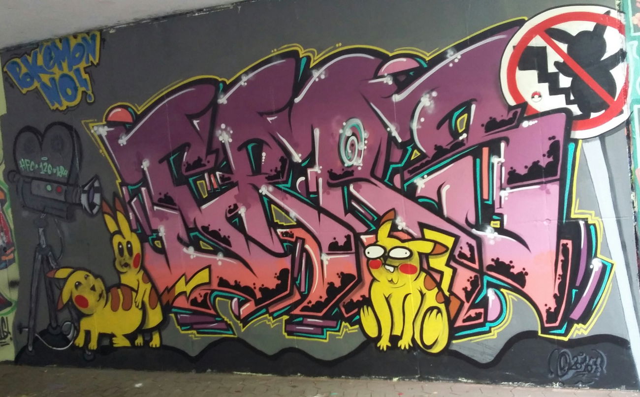 Graffiti Wall in Saarland  - Photo by ERAS43 - Eras43, HFC, OTS (2016)