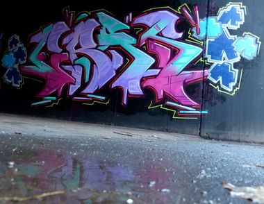 Graffiti Wall in Homburg - Photo by ERAS43 - ERAS, 43, ERASER (2015)