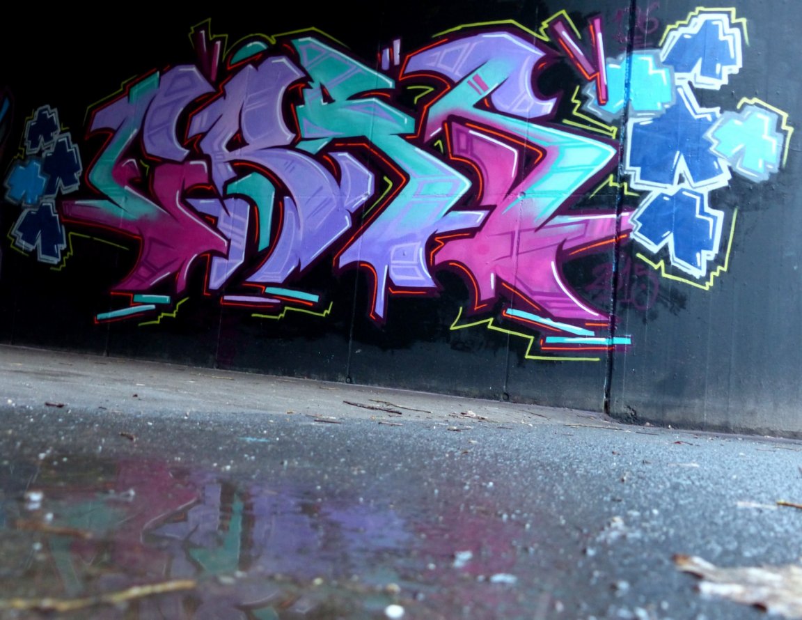 Graffiti Wall in Homburg - Photo by ERAS43 - ERAS, 43, ERASER (2015)