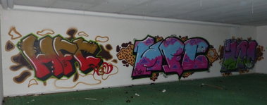 Graffiti Wall - Photo by ERAS43 - HFC, HFC, HFC (2015)