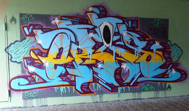 Graffiti Wall - Photo by ERAS43 - ERASER, HFC, 126 (2015)