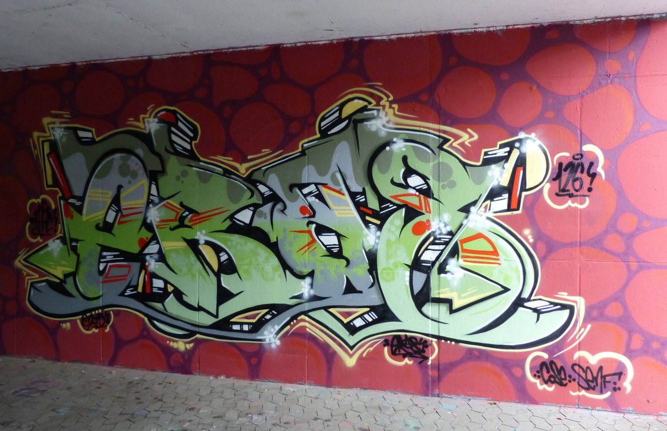 Graffiti Wall - Photo by ERAS43 - ERAZER43, HFC, 126kru (2015)