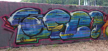 Graffiti Wall - Photo by ERAS43 - HFC!, the-kru, 126 (2015)