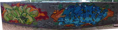 Graffiti Wall - Photo by ERAS43 - TOXIK, ERAS43, HFC (2015)