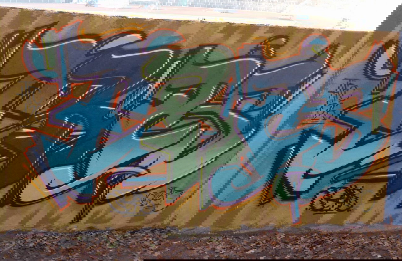 Graffiti Wall in Homburg - Photo by ERAS43 - ERASER, 43, HFC (2015)