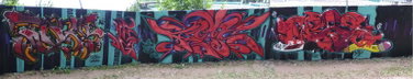 Graffiti Wall - Photo by ERAS43 - TOXIK, PEAK7, ERASER43 (2015)