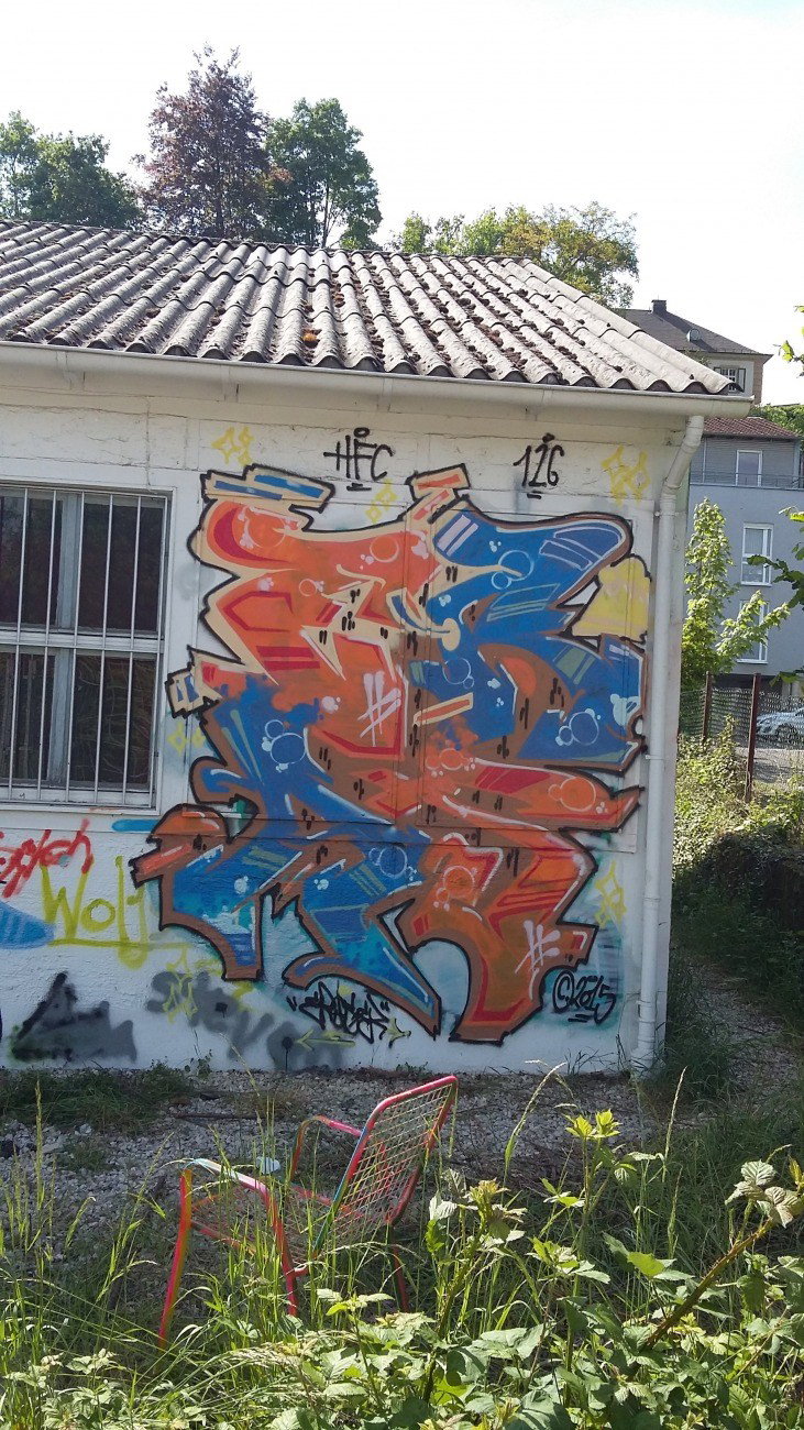Graffiti Wall - Photo by ERAS43 - ERASER, 43, HFC (2015)