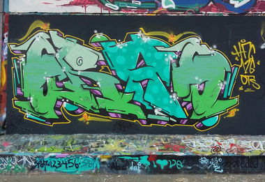 Graffiti Wall in Saarbrücken  - Photo by ERAS43 - Eras43, HFC, OTS (2016)
