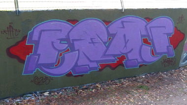 Graffiti Wall in Homburg - Photo by ERAS43 - ERAS, 43, HFC (2015)