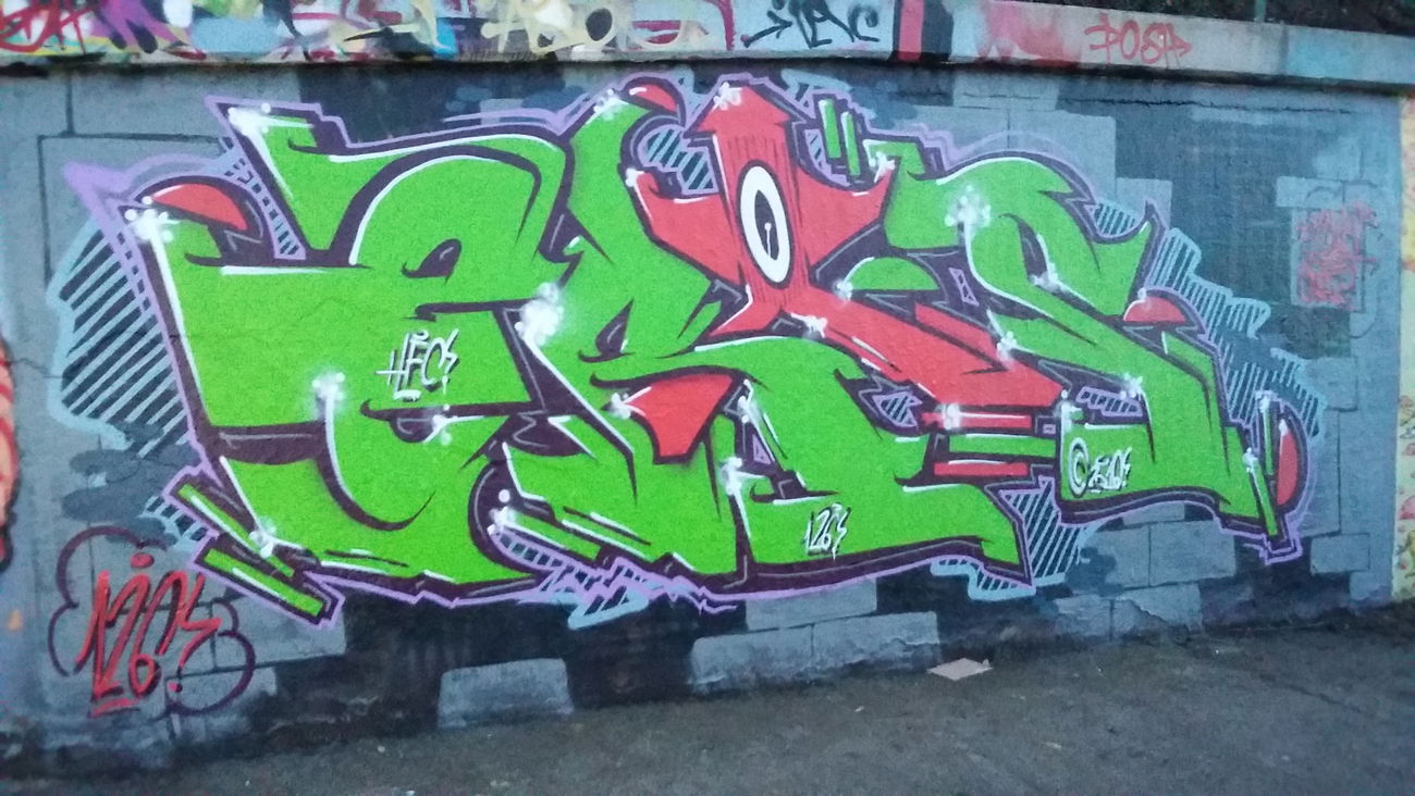 Graffiti Wall in Saarbrücken  - Photo by ERAS43 - ERAS43, HFC, 126KRU (2016)