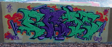 Graffiti Wall - Photo by ERAS43 - ERASER, 43, HFC (2015)