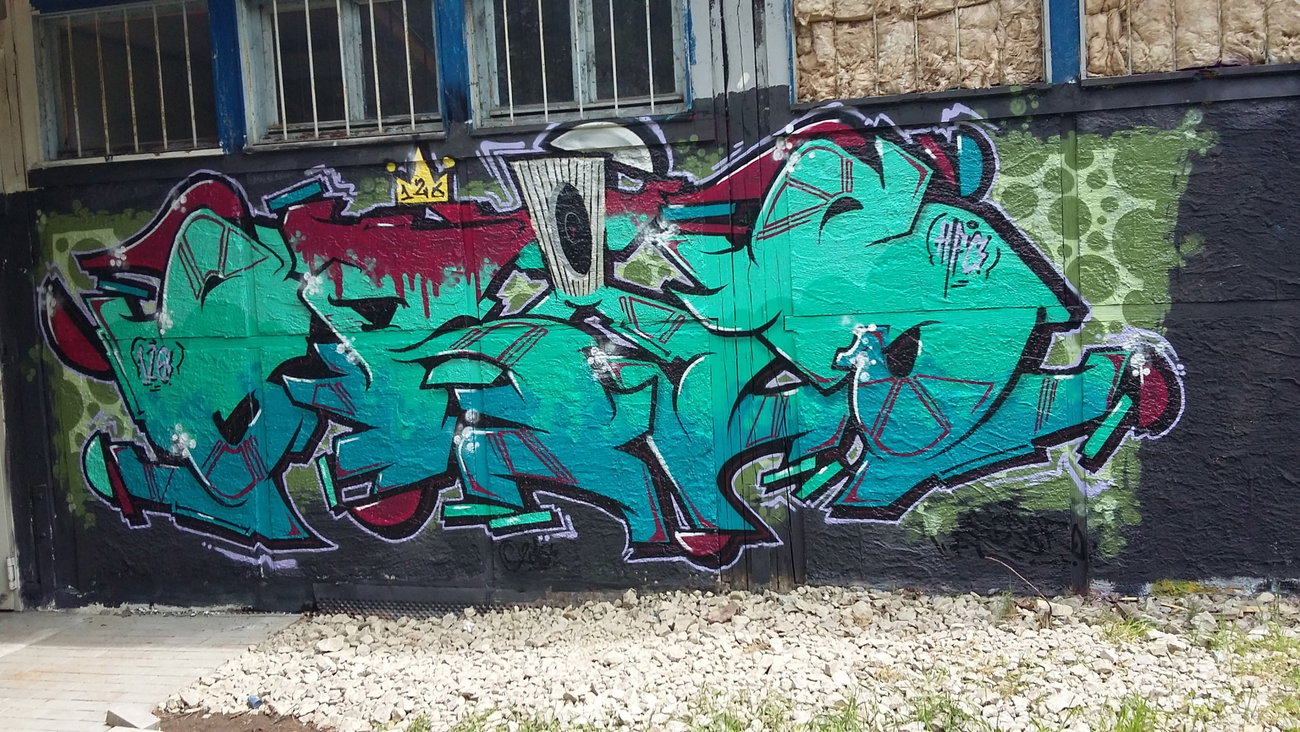 Graffiti Wall - Photo by ERAS43 - Eras43, HFC, OTS (2016)