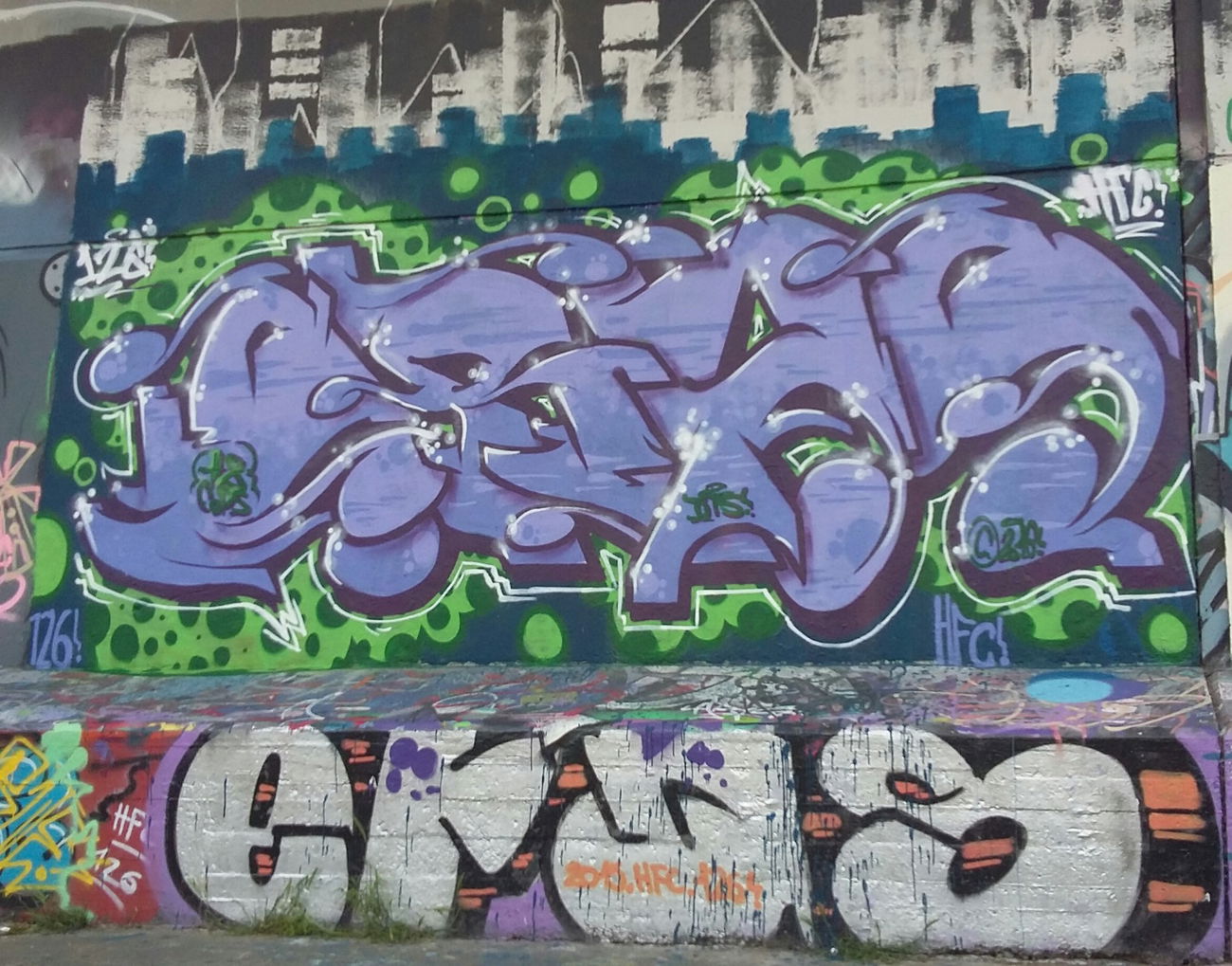 Graffiti Wall in Saarbrücken  - Photo by ERAS43 - Eras43, HFC, OTS (2016)