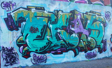 Graffiti Wall in Saarbrücken  - Photo by ERAS43 - Eras43, HFC, OTS (2016)