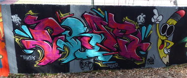Graffiti Wall in Homburg - Photo by ERAS43 - ERASER, 43, 126 (2015)