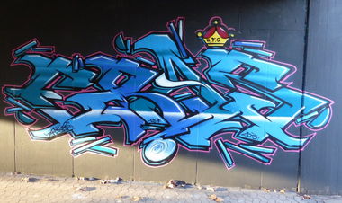 Graffiti Wall in Homburg - Photo by ERAS43 - ERAS, 43, HFC (2015)
