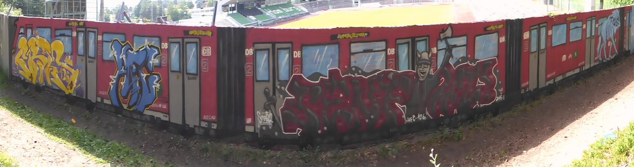 Graffiti Wall - Photo by ERAS43 - ERASER43, TOXIK, SENF42 (2015)