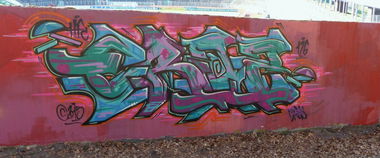 Graffiti Wall in Homburg - Photo by ERAS43 - ERASER, 43, 126 (2015)