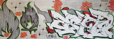 Graffiti Sketch - Photo by ERAS43 - ERASER, 43, HFC (2016)