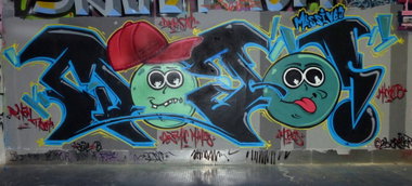 Graffiti Wall - Photo by ERAS43 - MOJO, JUZ (2015)