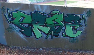 Graffiti Wall in Homburg - Photo by ERAS43 - ERAS, 43, HFC (2015)