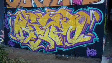 Graffiti Wall in Saarbrücken  - Photo by ERAS43 - Eras43, HFC, OTS (2016)