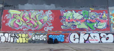 Graffiti Wall - Photo by ERAS43 - TOXIK, ERAS, HFC (2015)