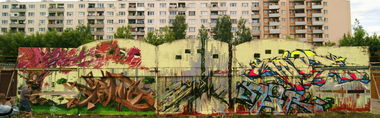 Graffiti Wall in Slovakia - Photo by EROTICS - Krea.Grint.Bosh3.Swor.Maior.ERS