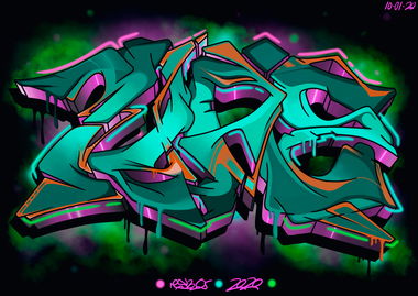 Graffiti Sketch - Photo by ESWO (2020)