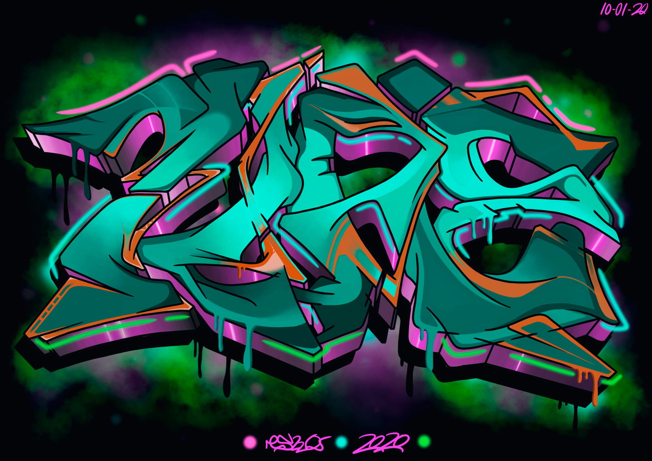 Graffiti Sketch - Photo by ESWO (2020)