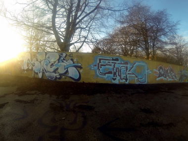 Graffiti Wall in Malmo Sweden - Photo by ETIKeta (2015)