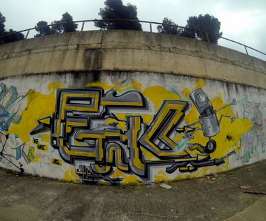 Graffiti Wall - Photo by ETIKeta - Etik, 1 (2015)