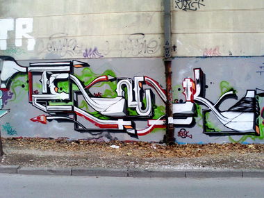 Graffiti Wall in Pomer - Photo by ETIKeta (2013)