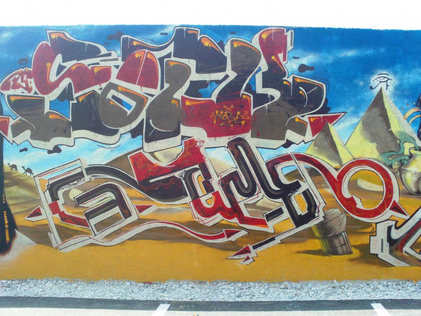 Graffiti Wall in Vodnjan - Photo by ETIKeta (2013)