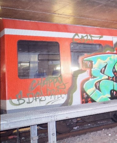 Graffiti Train - Photo by EWRAZ - srf, ske (2015)