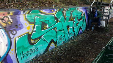 Graffiti Bombing - Photo by EWRAZ - srf, ske, emra (2015)