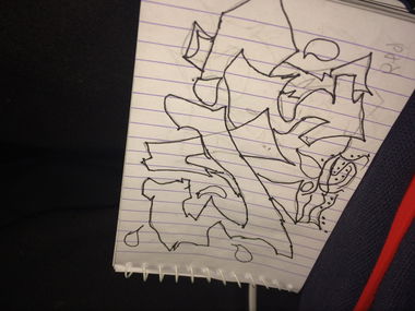 Graffiti Sketch - Photo by East (2016)