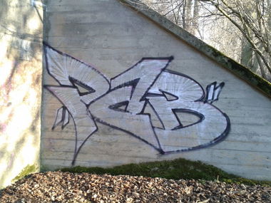 Graffiti Bombing in Seelow - Photo by EastGermanGraff - pab, EastGermanGraff, East (2014)