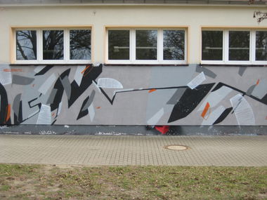 Graffiti Wall in Seelow - Photo by EastGermanGraff - Hellefants, Hfa, EastGermanGraff (?)