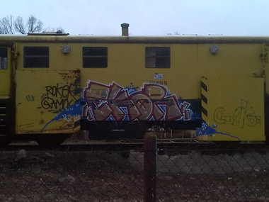 Graffiti Train - Photo by EastMonitor - Roke, panel