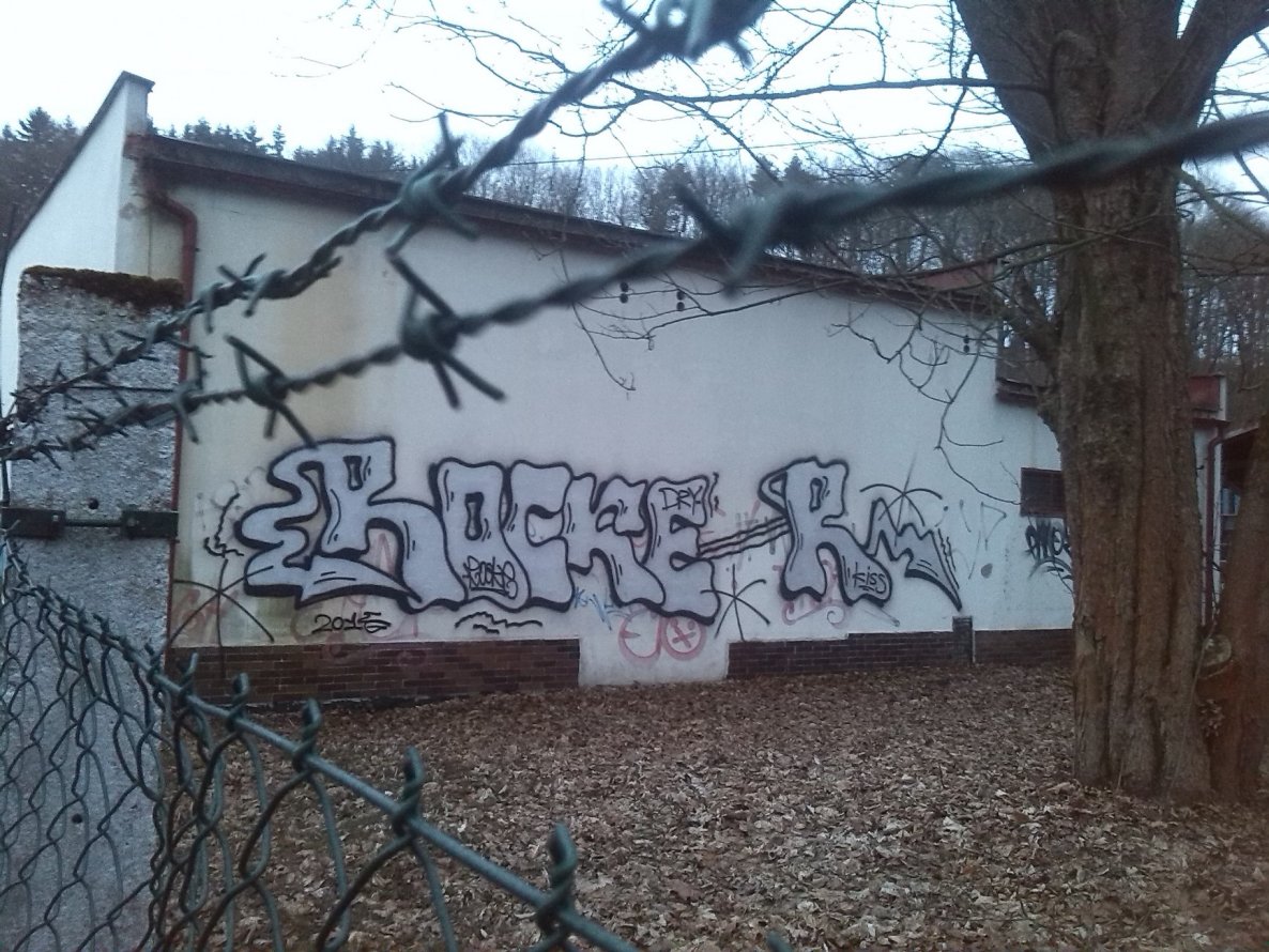 Graffiti Bombing - Photo by EastMonitor - ROKE, Roker, Prague