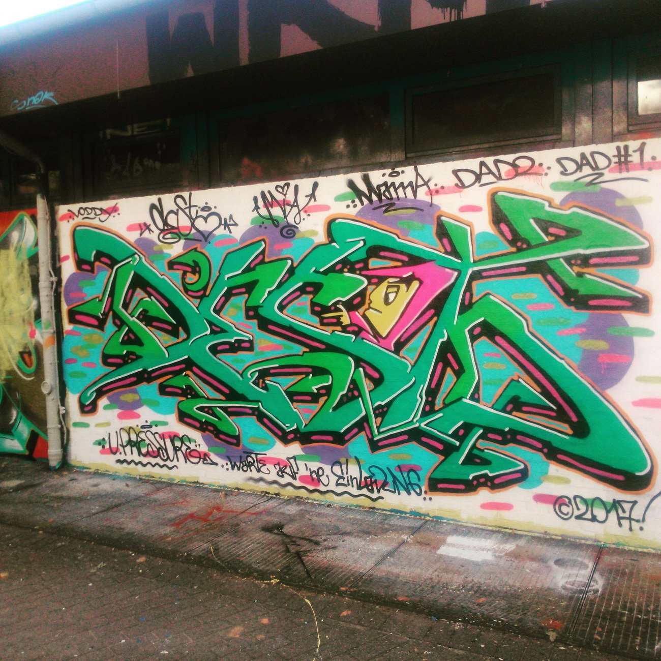 Graffiti Wall - Photo by Eastfriesians - Desto (2016)