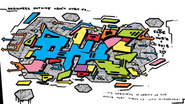 Graffiti Sketch - Photo by EcoetwO