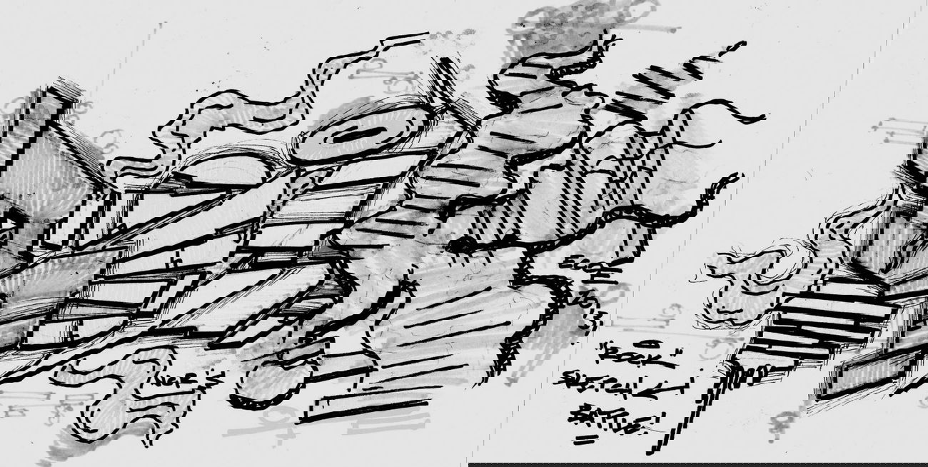 Graffiti Sketch - Photo by EcoetwO - rock, battle, streetpins (2013)